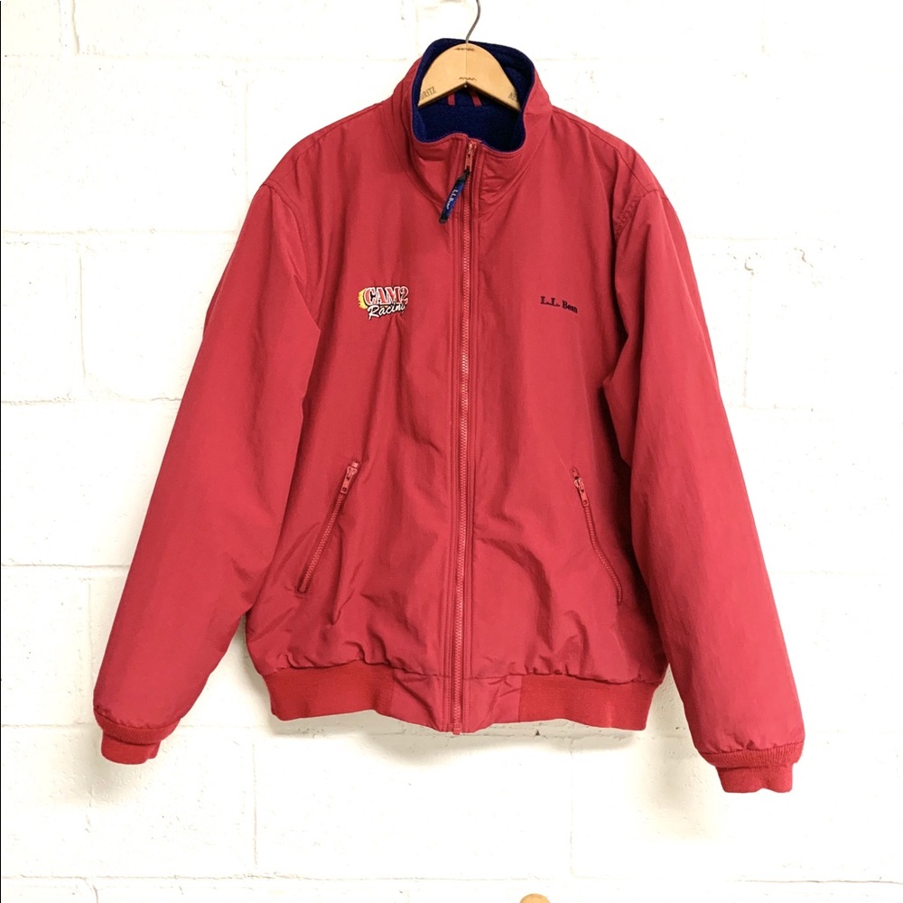 Vintage LL Bean warm-up jacket men’s L. - Picture 1 of 8